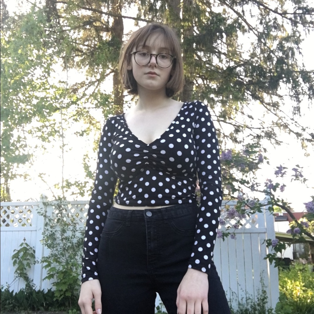 Polka dot shirt